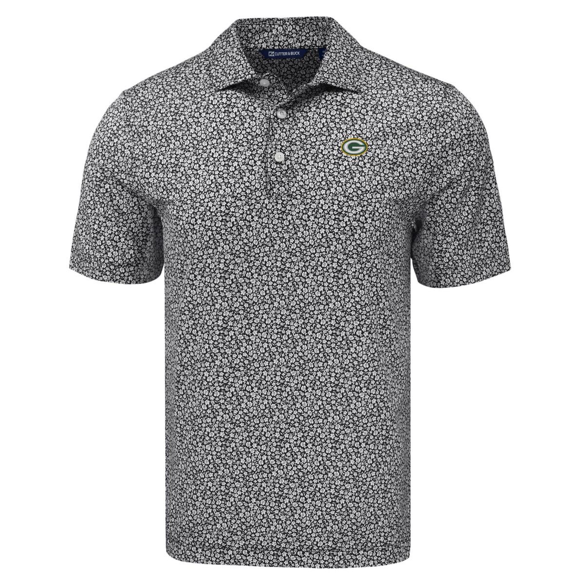 Packers Cutter & Buck G Logo Pike Flora Polo
