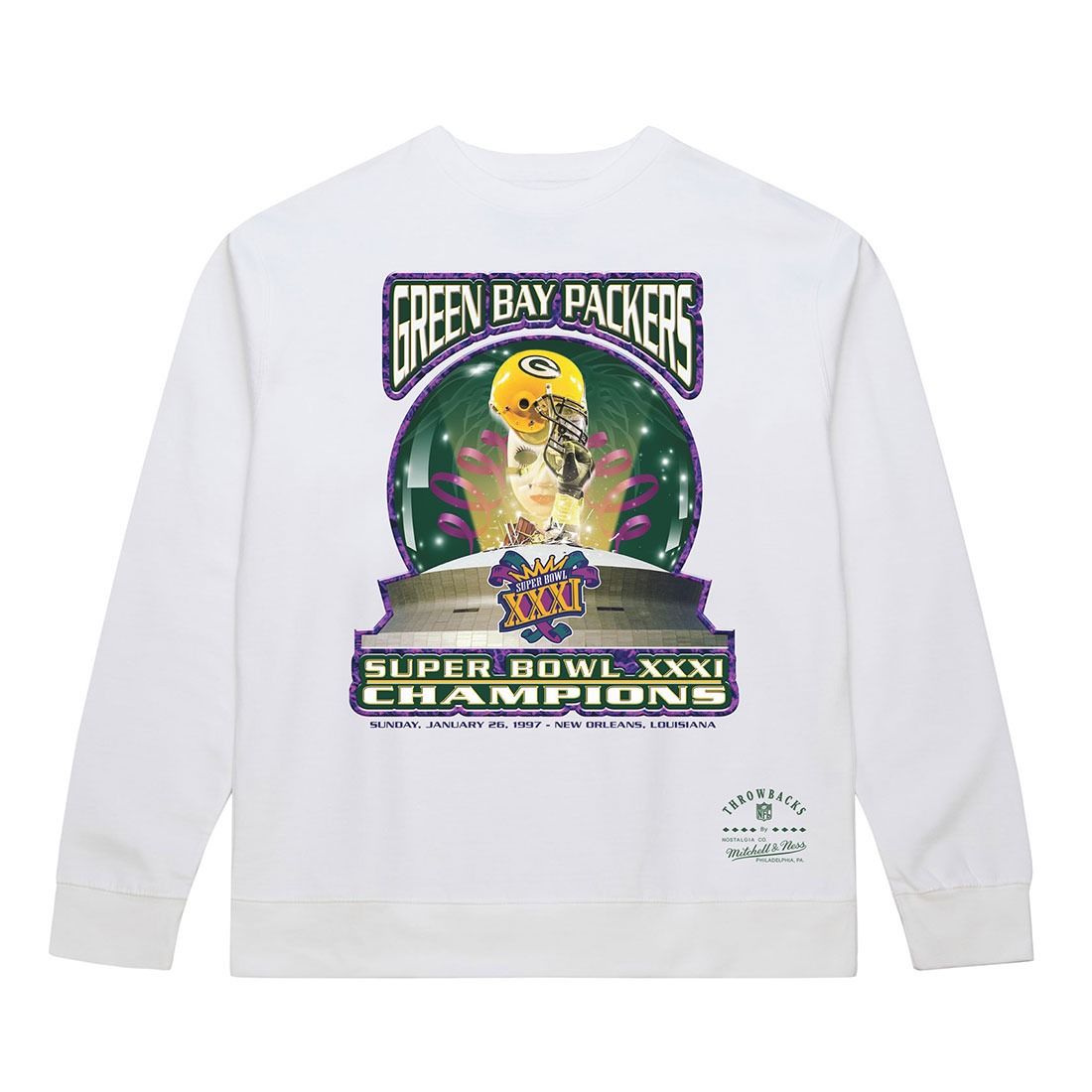 Packers Mitchell & Ness SB XXXI Celebration Crew