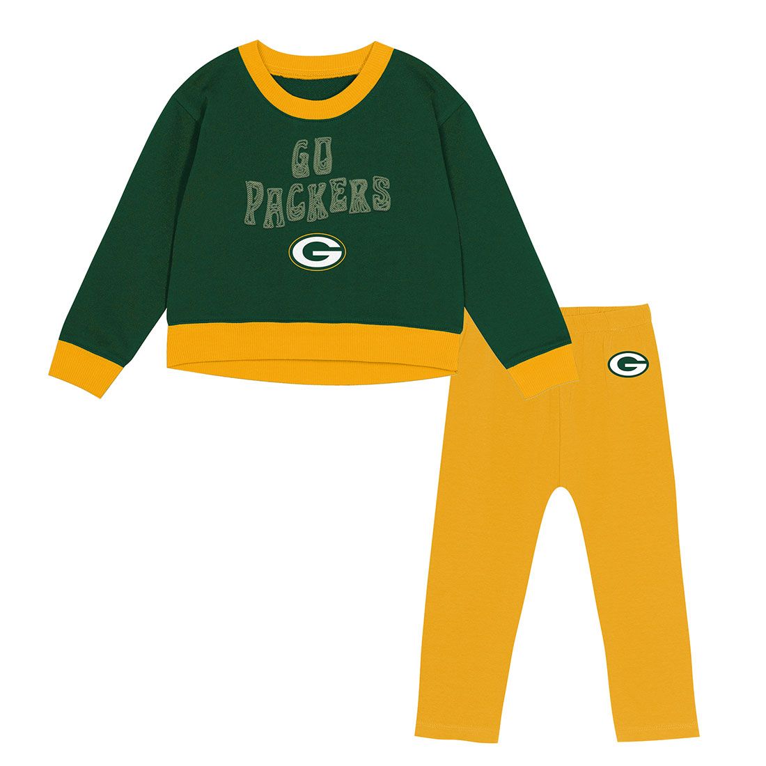 Packers Girls Infant Stay Playing Fleece Set 5 Packers Girls Infant Stay Playing Fleece Set