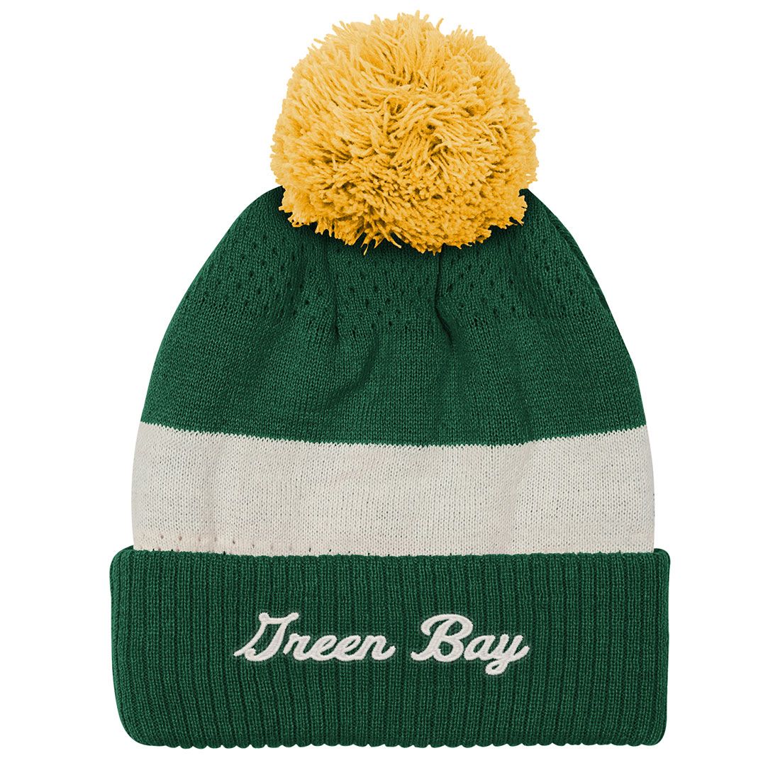 Packers Youth Modern Fan Cuffed Knit Hat