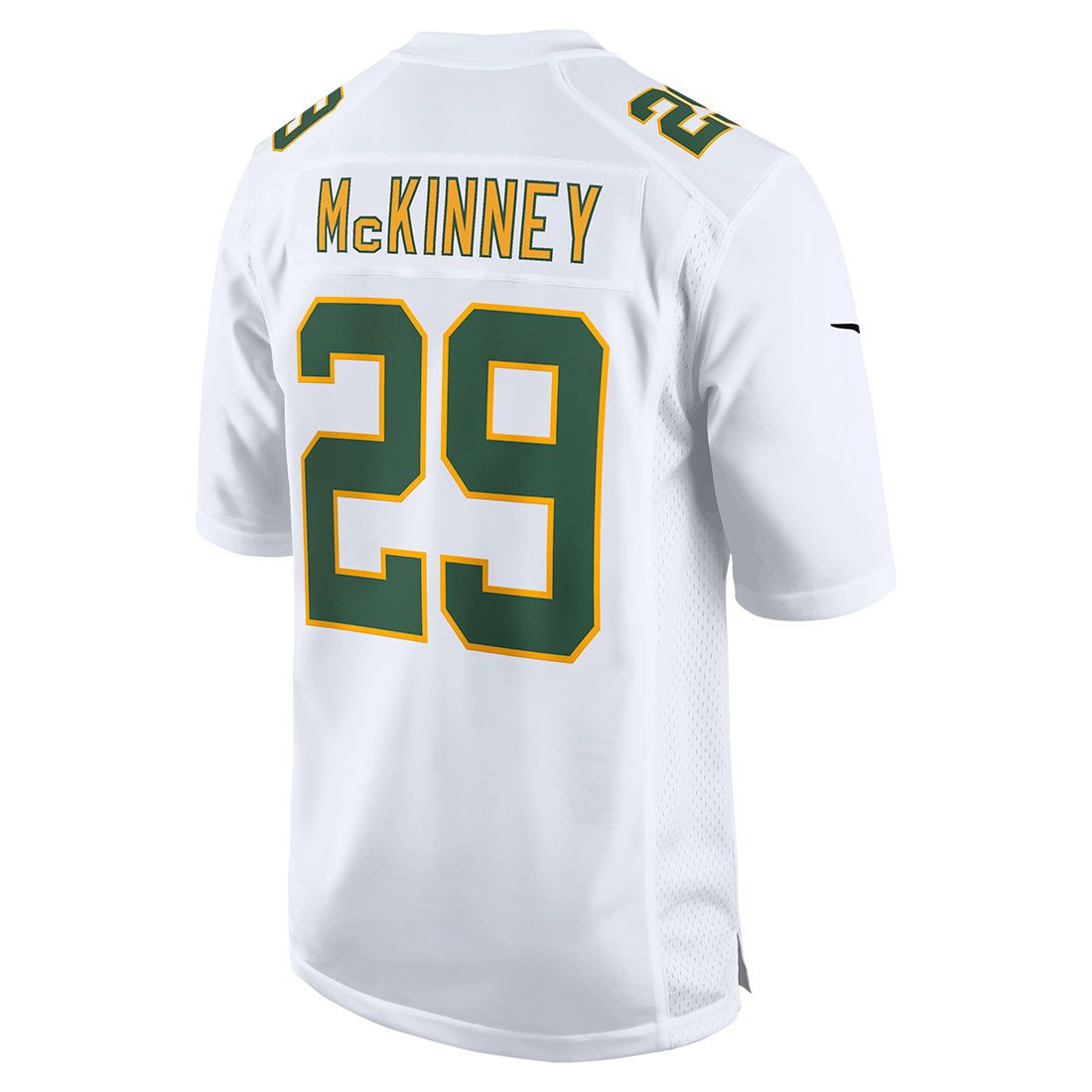 #29 Xavier McKinney Nike White Fashion Game Jersey