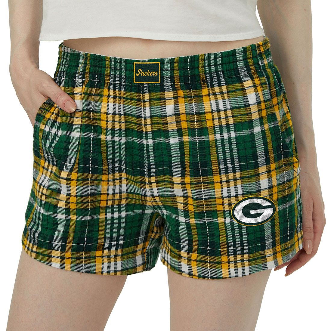 Packers College Concepts Womens Laney Lounge Short