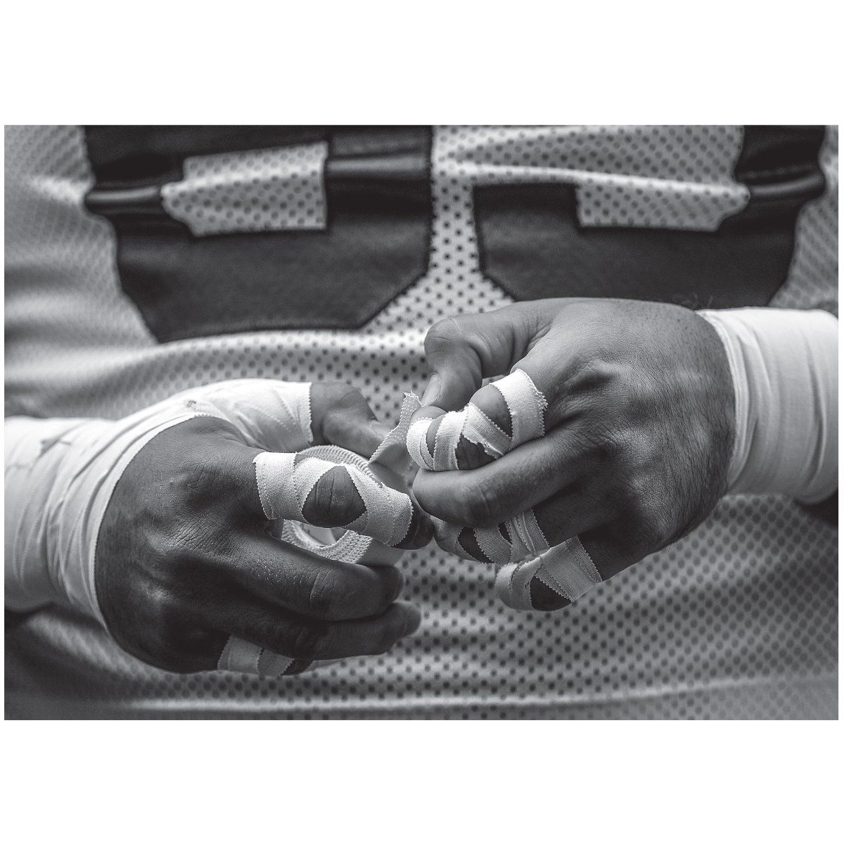 Packers Taped Hands Greeting Card