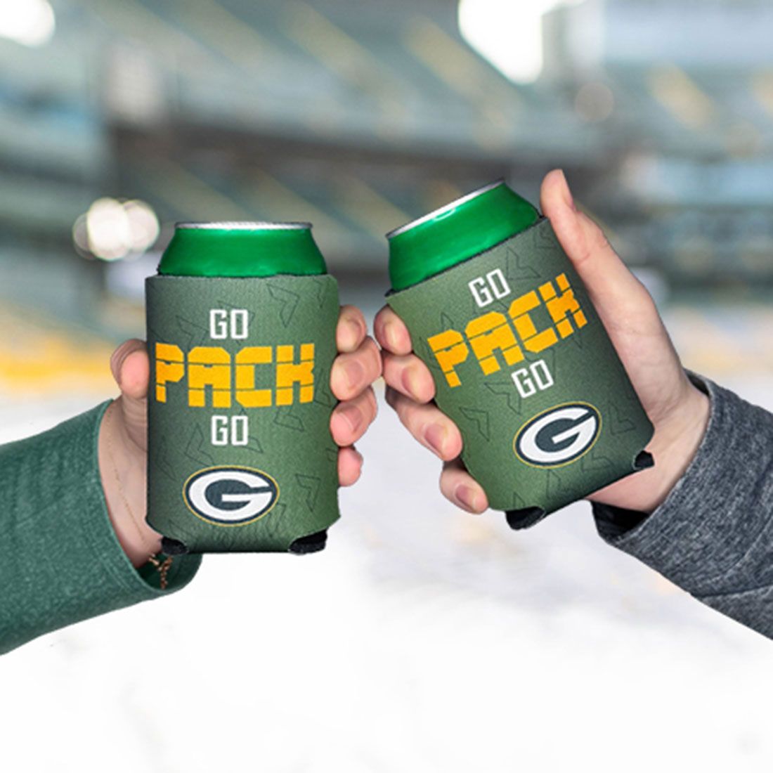 Packers Wincraft Gradient Go Pack Go Can Cooler