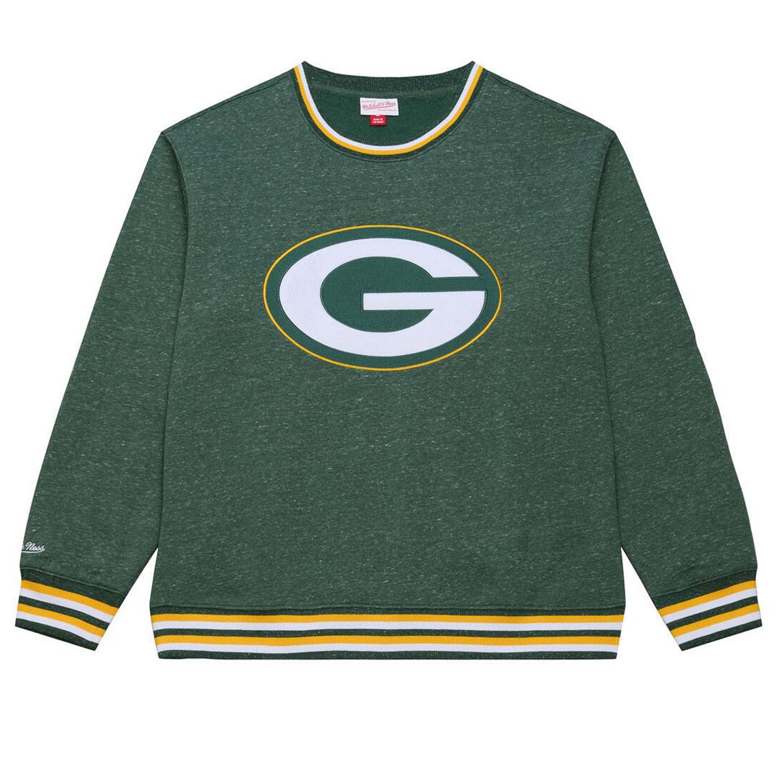 Packers Mitchell & Ness G Logo Winning Streak Crew 6 Packers Mitchell & Ness G Logo Winning Streak Crew