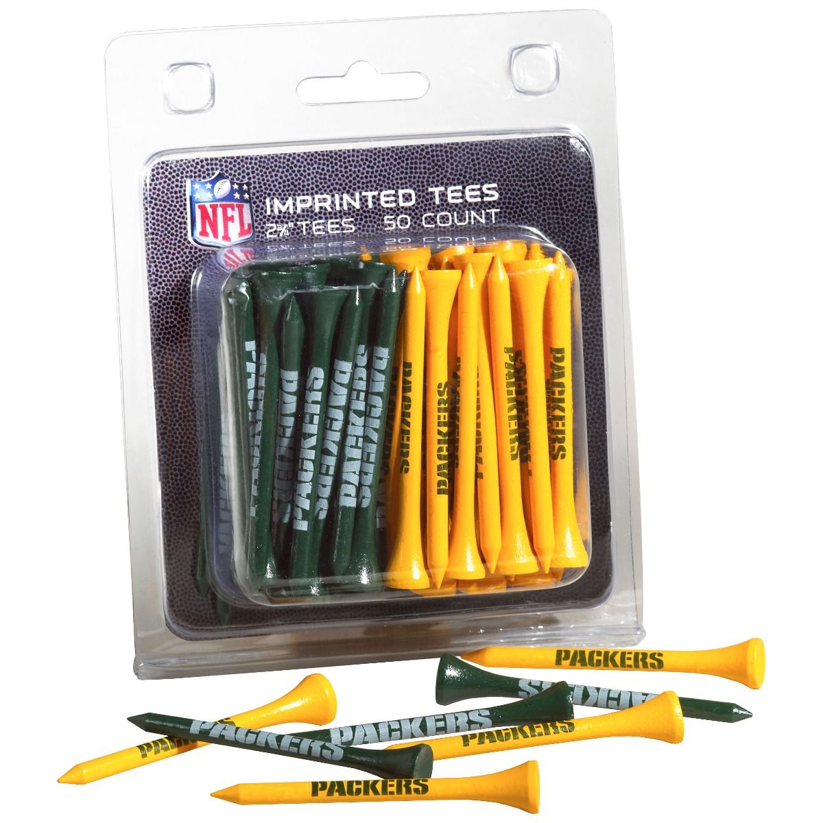 Packers 50-Pack Golf Tees