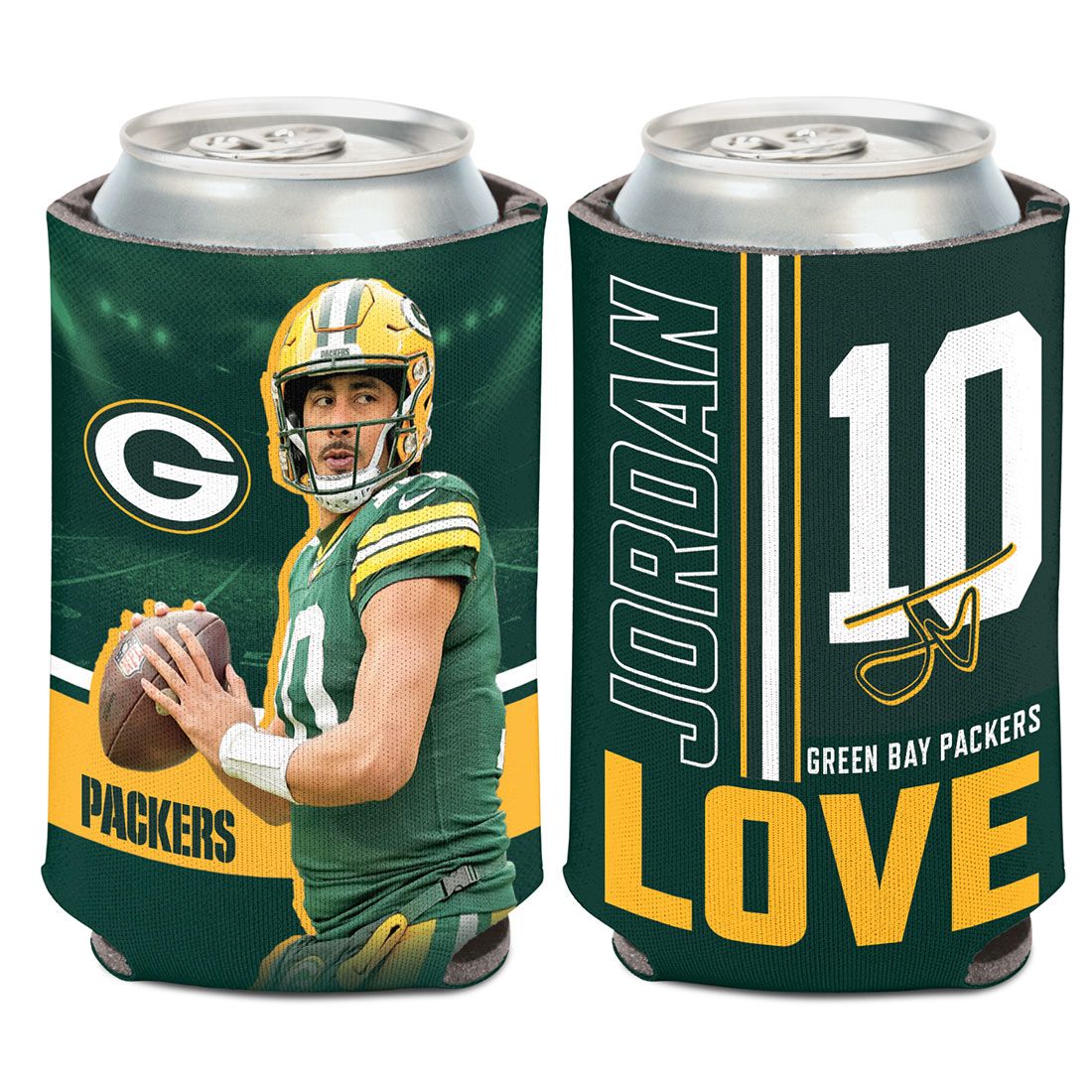 Packers Wincraft #10 Jordan Love Block Can Cooler
