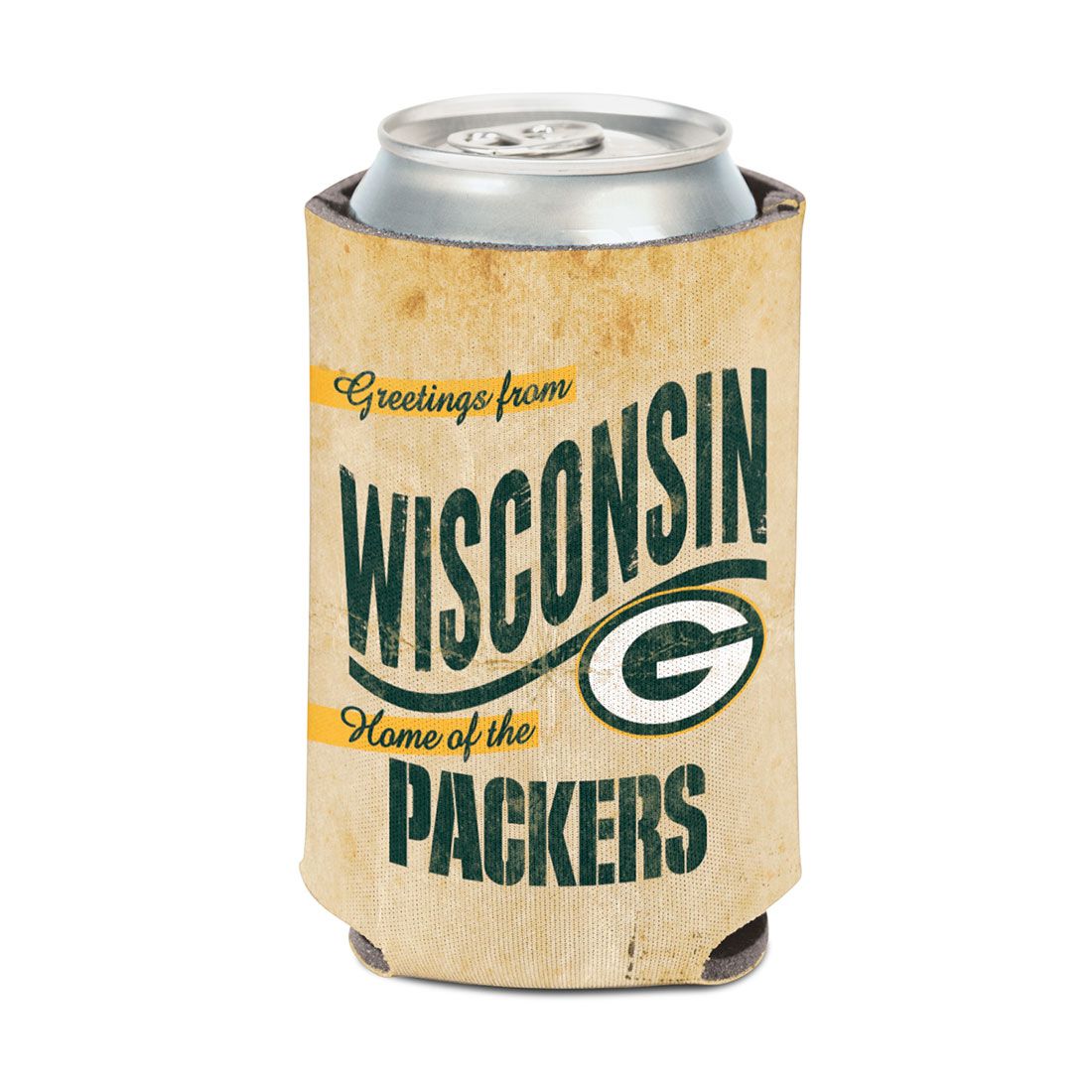 Packers Wincraft Postcard Can Cooler