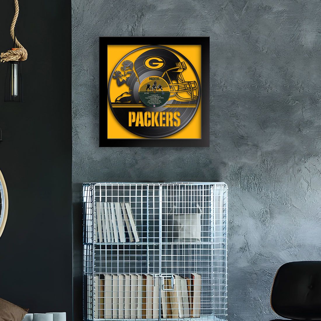Packers Team Vinyl Record Wall Art Print