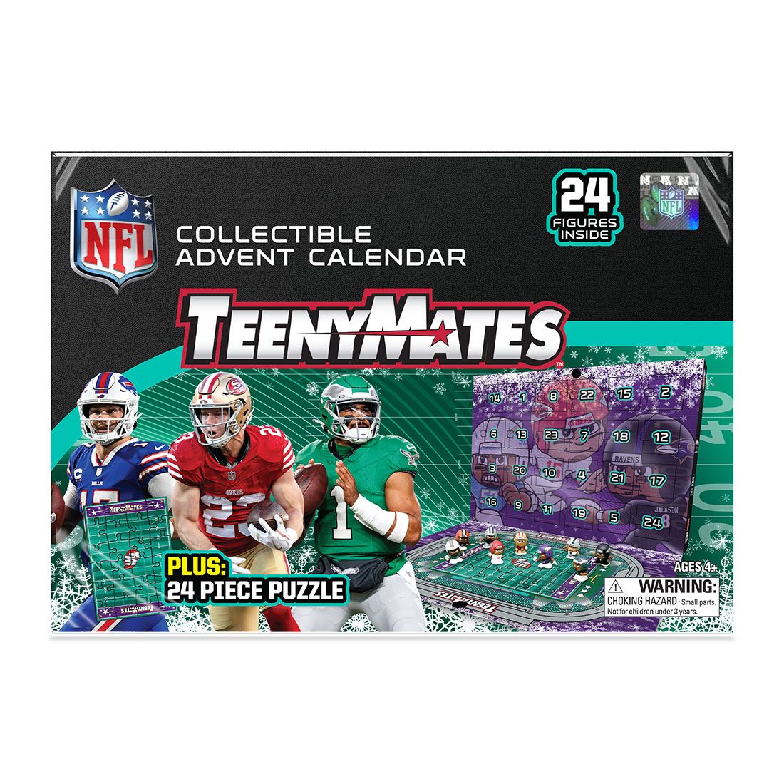 Packers TeenyMates Series Advent Calendar 15 Packers TeenyMates Series Advent Calendar