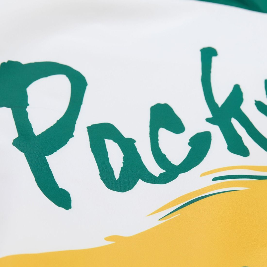 Packers Mitchell & Ness Paint Brush Windbreaker 4 Packers Mitchell & Ness Paint Brush Windbreaker