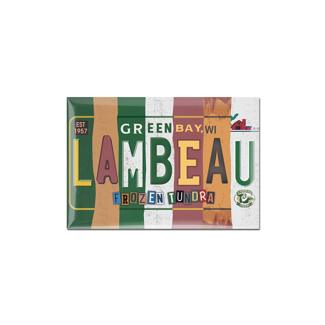 Lambeau Field Wincraft License Plate Magnet