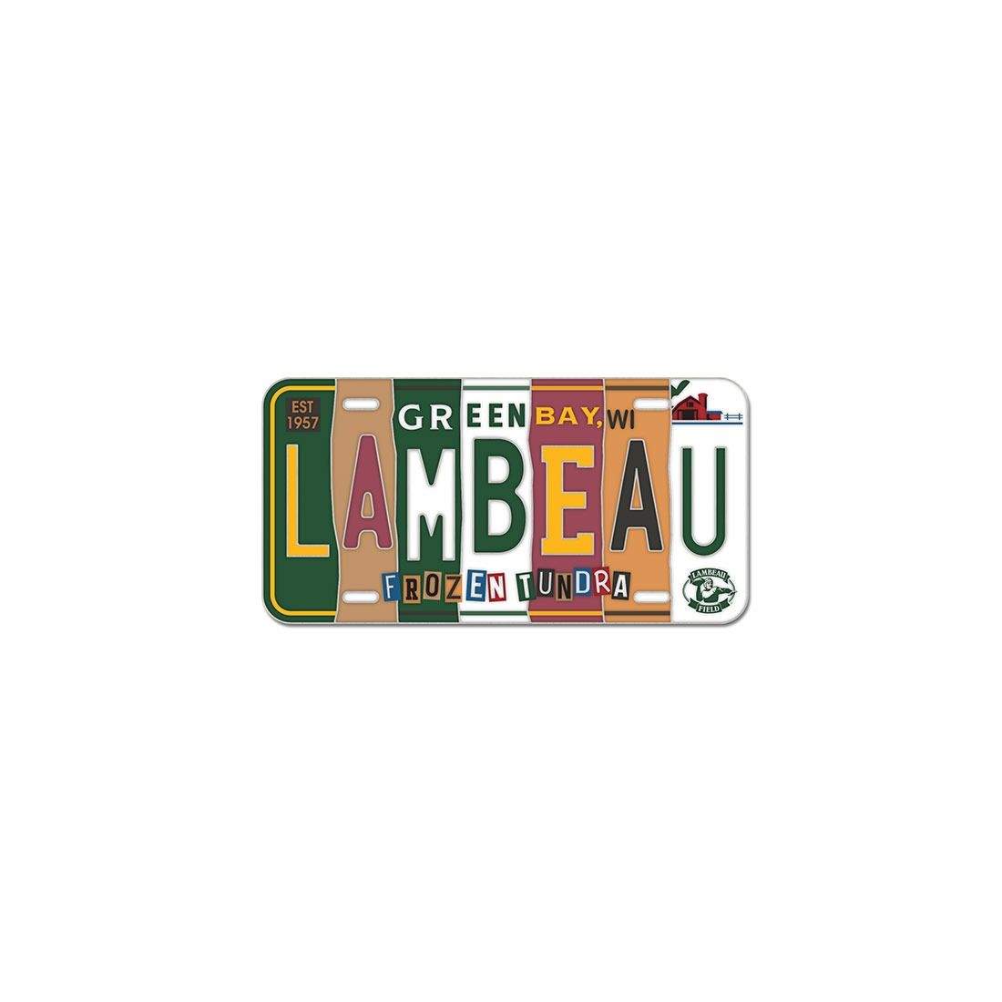 Lambeau Field Wincraft License Plate Pin