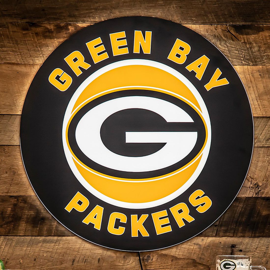 Packers Round LED Wall Decor