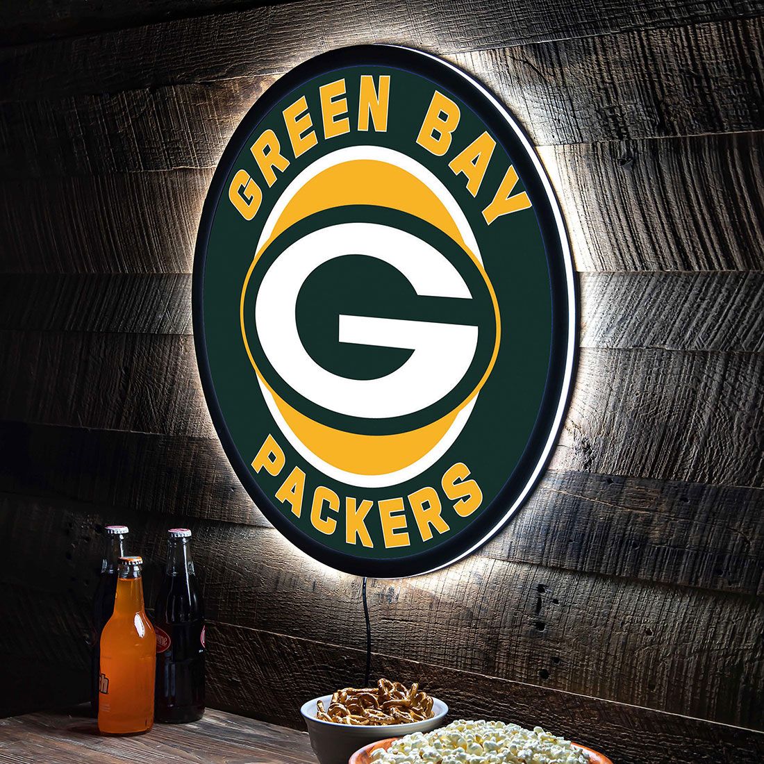 Packers Round LED Wall Decor