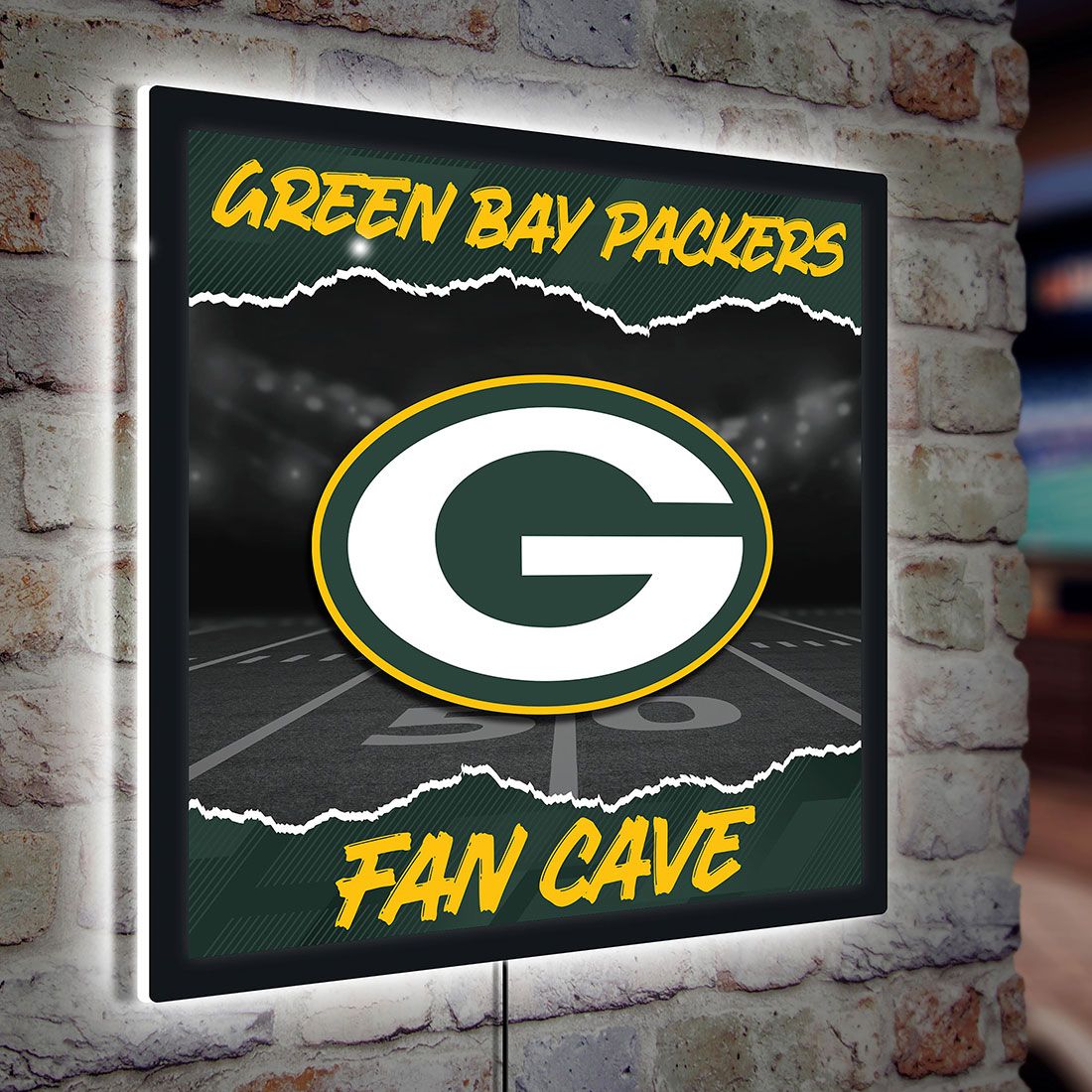 Packers Fan Cave LED Wall Decor