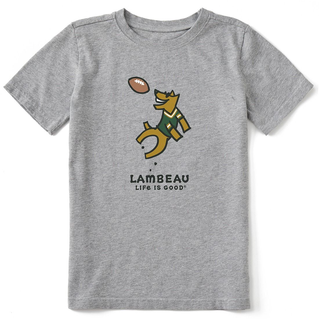 Lambeau Field Life is Good Youth Leap T-Shirt