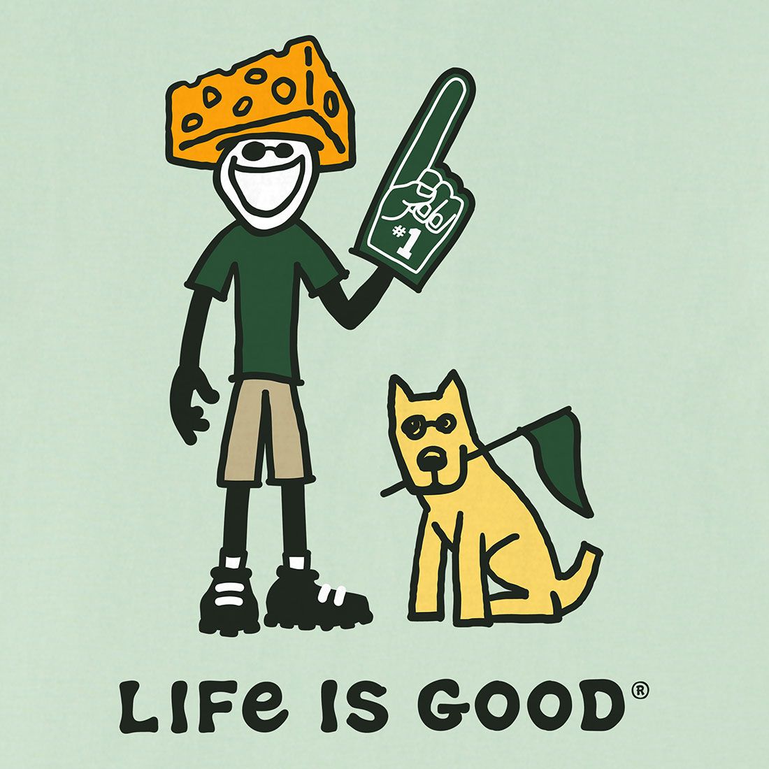 Lambeau Field Life is Good Youth Fan T-Shirt