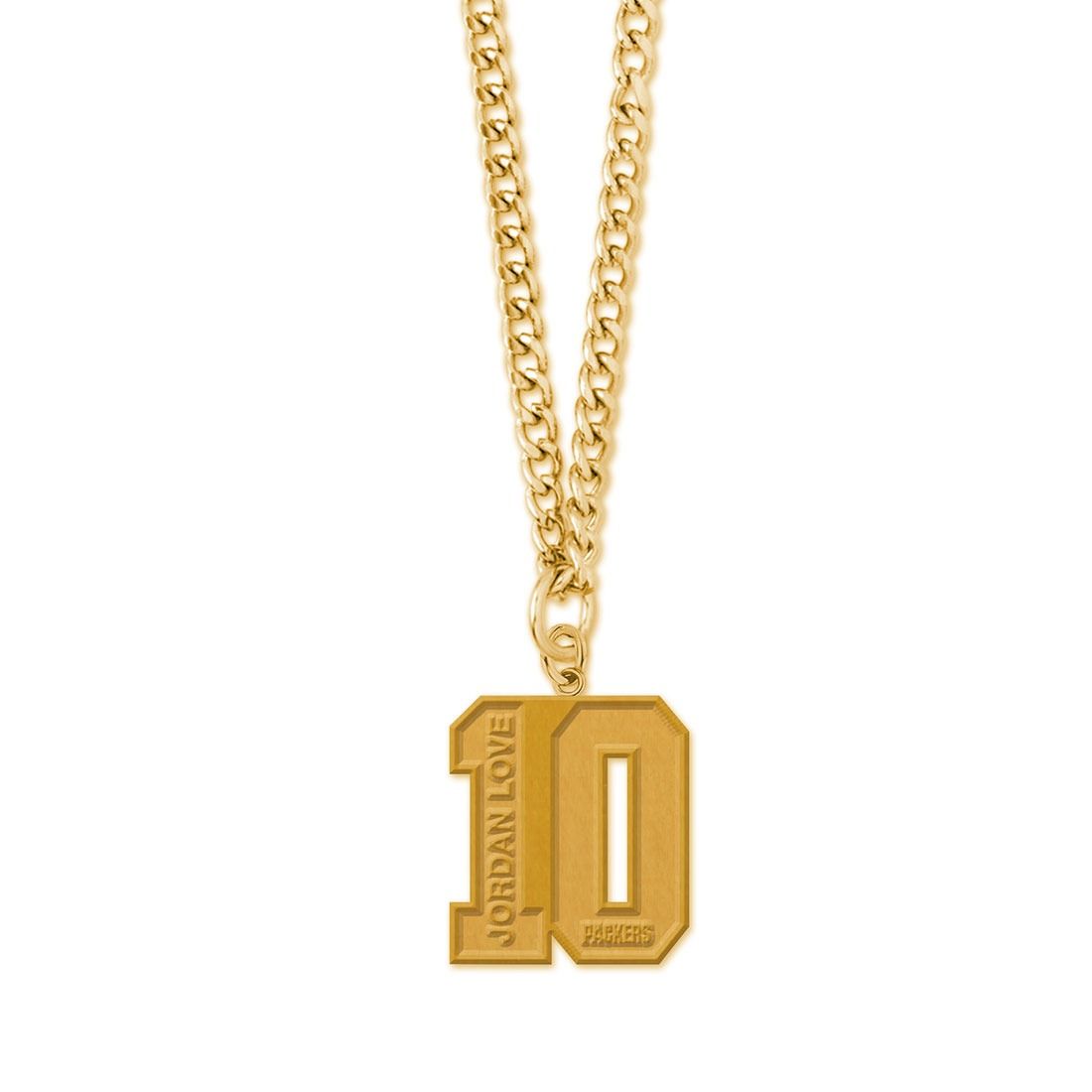 Packers Wincraft #10 Jordan Love Necklace