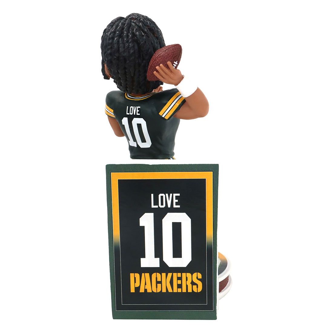 Packers FOCO #10 Jordan Love Banner Bobblehead 2 Packers FOCO #10 Jordan Love Banner Bobblehead