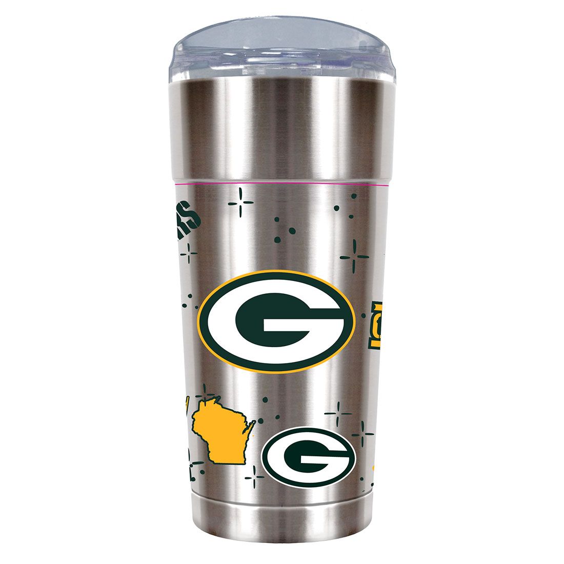 Packers Landmark Eagle Travel Tumbler