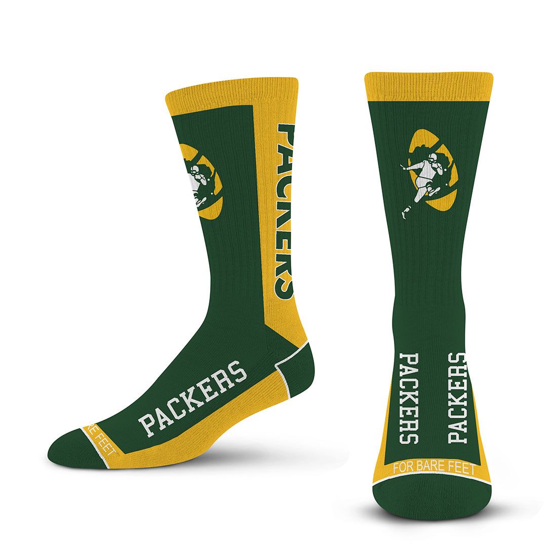 Packers Throwback MVP Sock 2 Packers Throwback MVP Sock