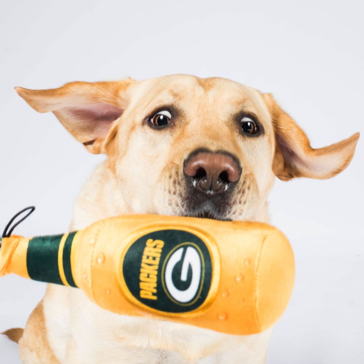 Packers Beer Bottle Pet Toy