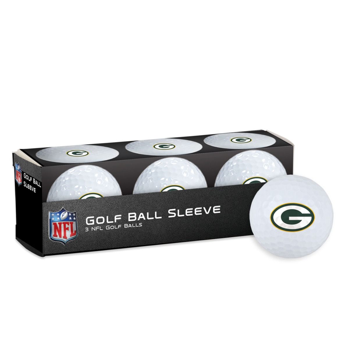 Packers 3-Piece Sleeve Golf Balls