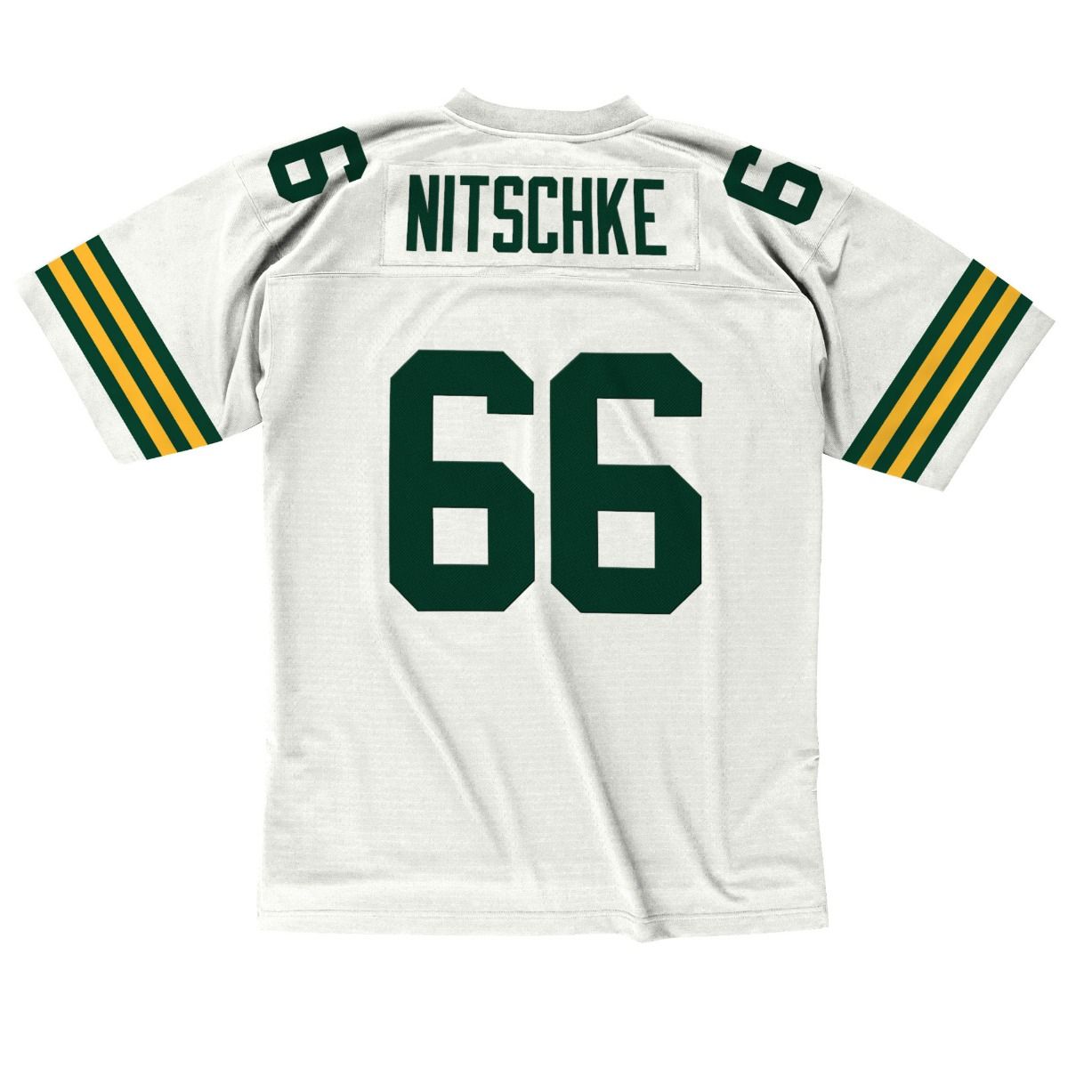 #66 Nitschke Mitchell & Ness Away Replica Jersey