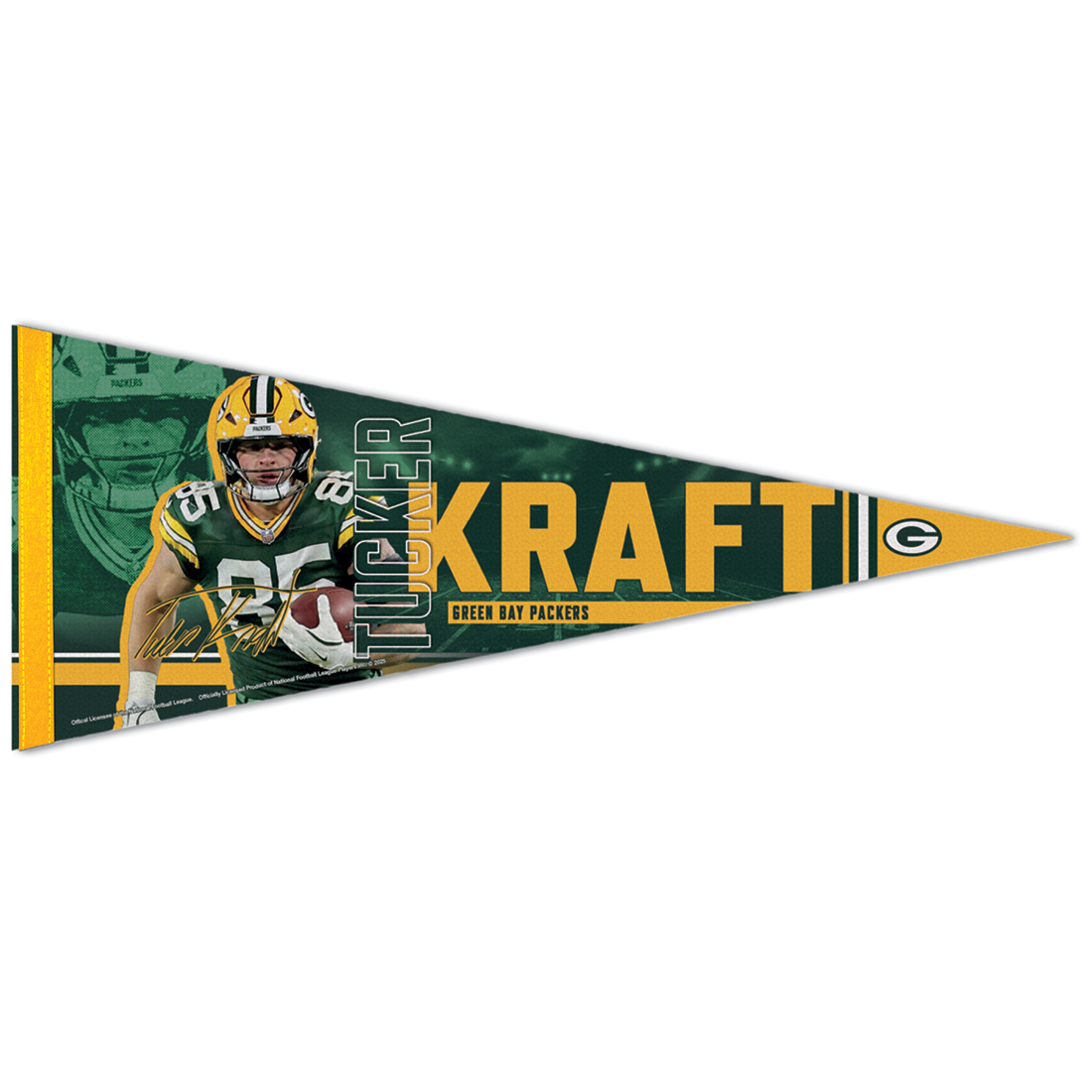 Packers Wincraft #85 Tucker Kraft Block Pennant