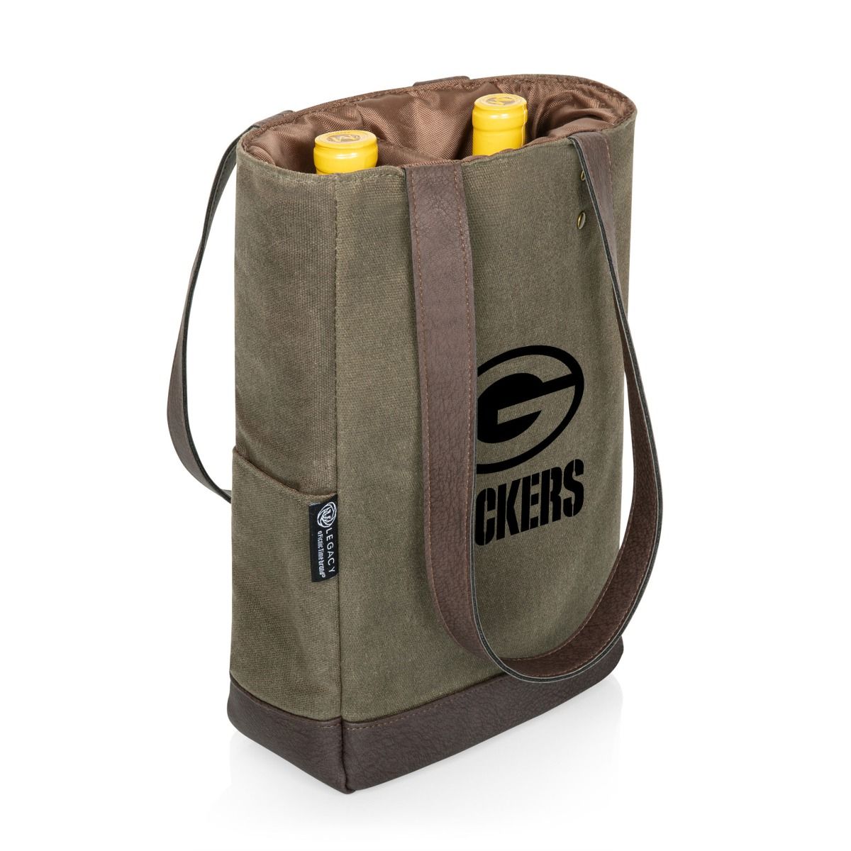 Packers 2 Bottle Wine Cooler Bag 6 Packers 2 Bottle Wine Cooler Bag