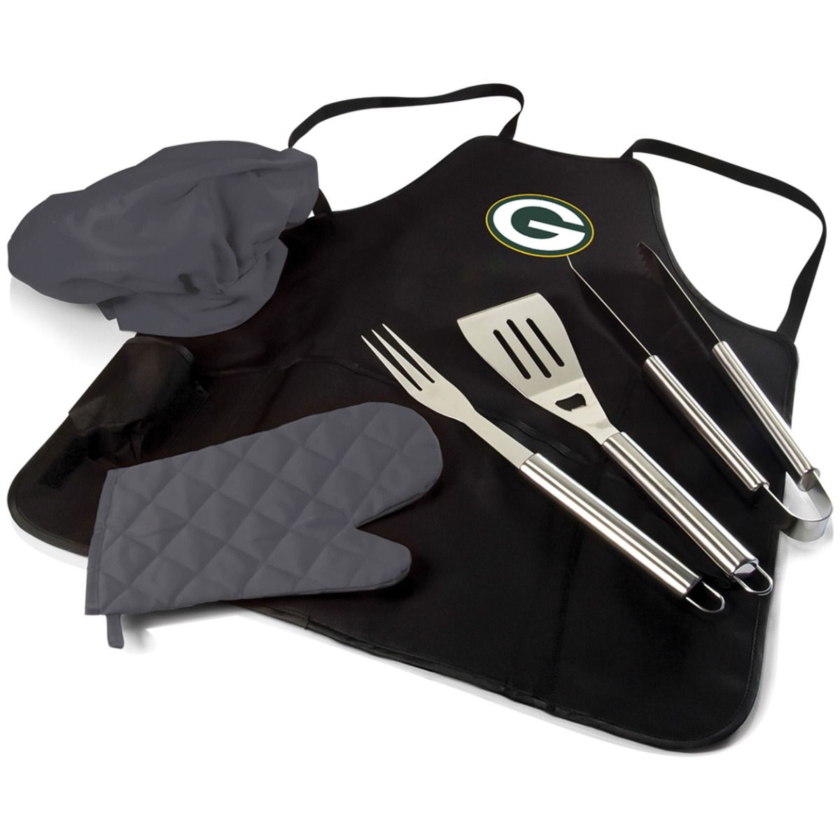 Packers BBQ Apron Tote Pro Grill Set