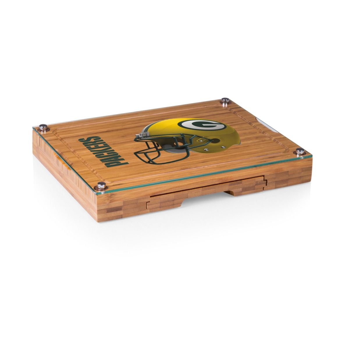 Packers Concerto Glass Top Cheese Board Set