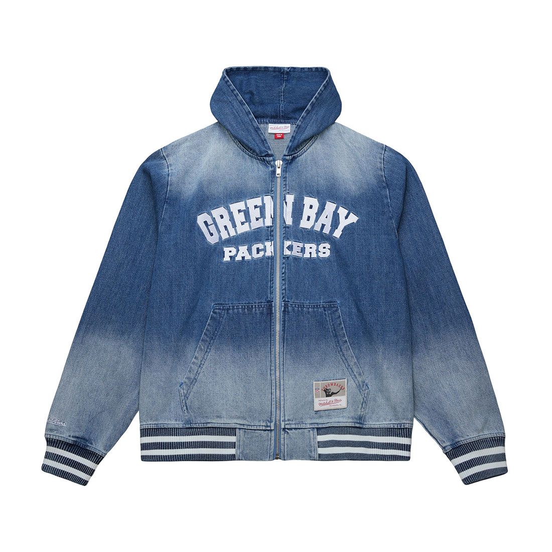 Packers Mitchell & Ness Summer Breeze Denim Jacket 11 Packers Mitchell & Ness Summer Breeze Denim Jacket