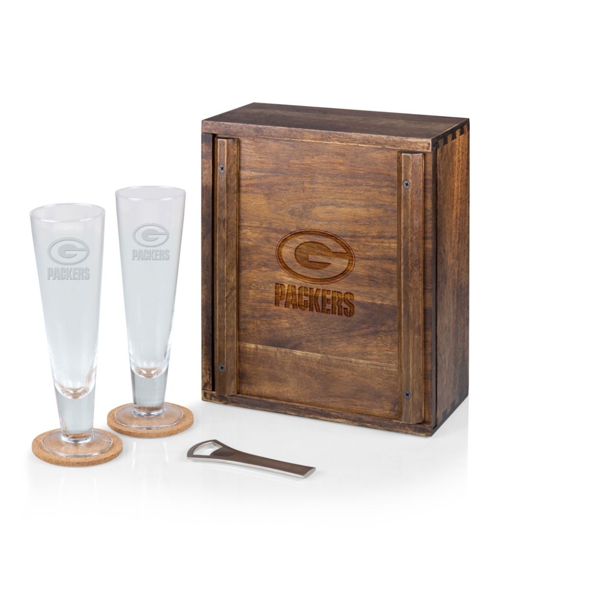 Packers Pilsner Beer Glass Gift Set 6 Packers Pilsner Beer Glass Gift Set