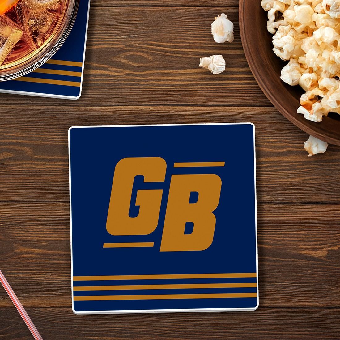 Packers 23 Classic GB Square Ceramic Coaster