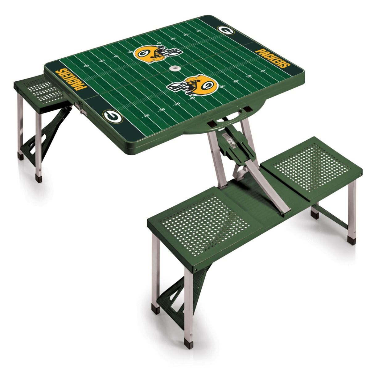 Packers Portable Folding Picnic Table With Seats