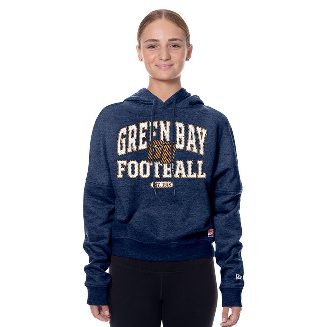 Packers 23 Classic New Era Womens Bi-Blend Hoodie