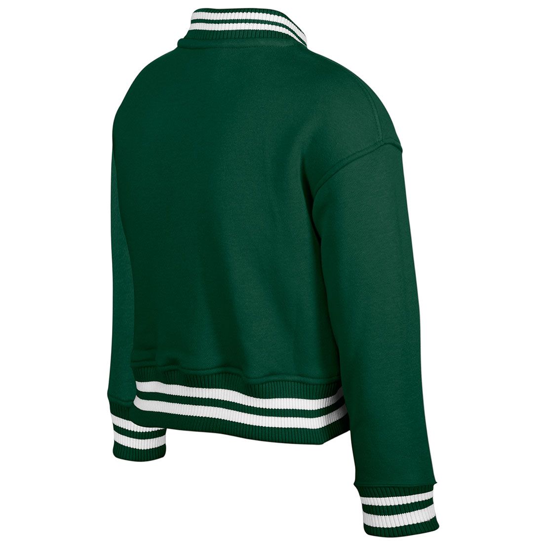 Packers New Era Girls Snap Front Fleece Jacket