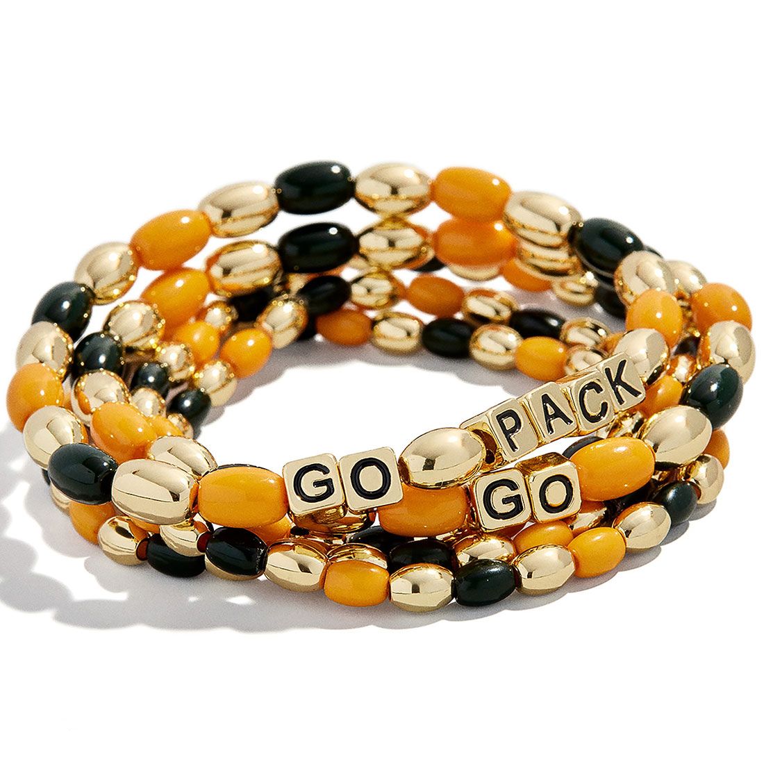 Packers BaubleBar x WEAR Slogan Bracelet Set