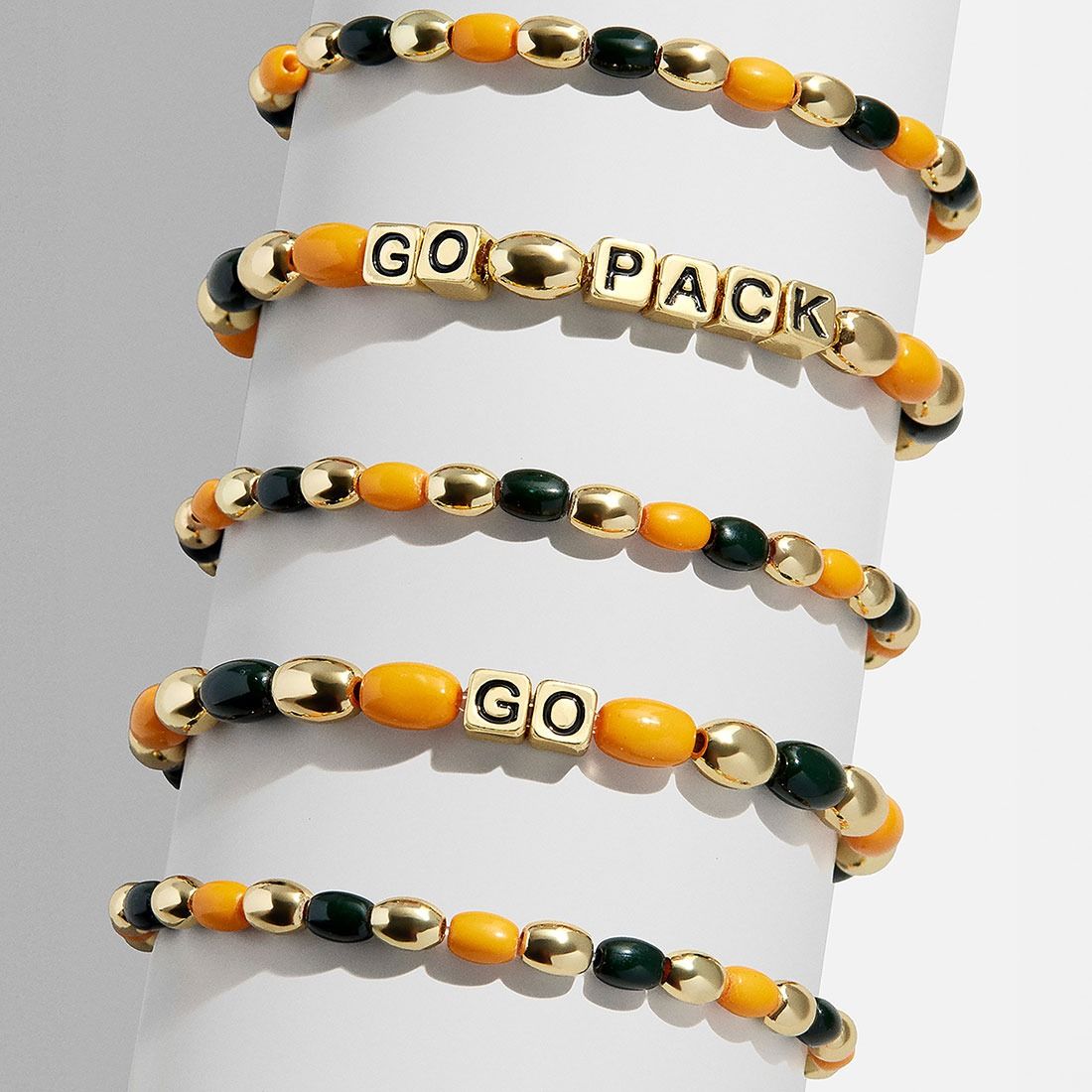 Packers BaubleBar x WEAR Slogan Bracelet Set
