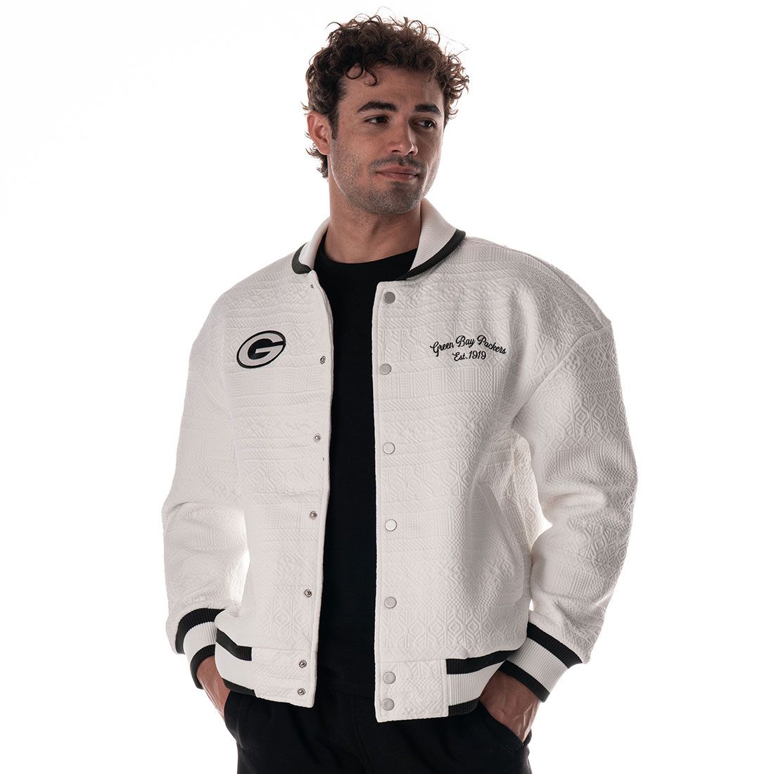 Packers Wild Collective Unisex Bomber Jacket
