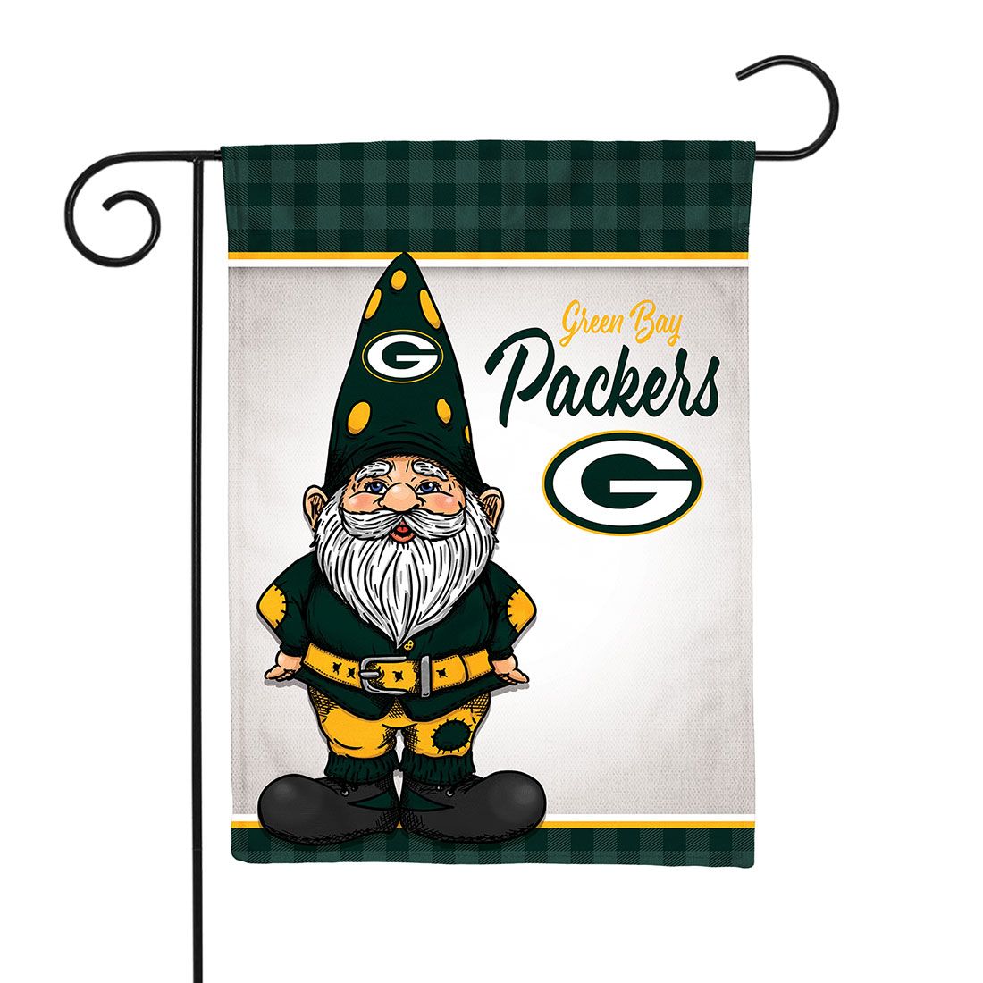 Packers Gnome Garden Flag 1 Packers Gnome Garden Flag