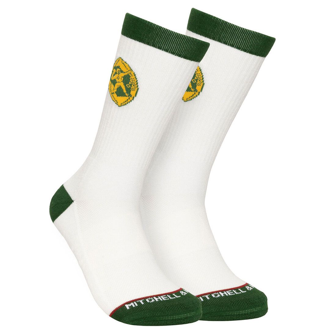 Packers Mitchell & Ness Throwback Crew Sock 2 Packers Mitchell & Ness Throwback Crew Sock