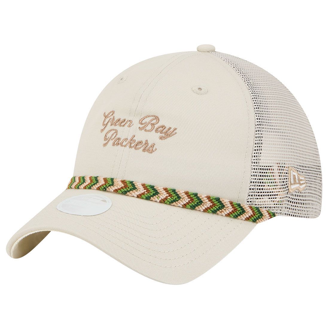 Packers New Era Womens Fishtail 9Twenty Cap 8 Packers New Era Womens Fishtail 9Twenty Cap