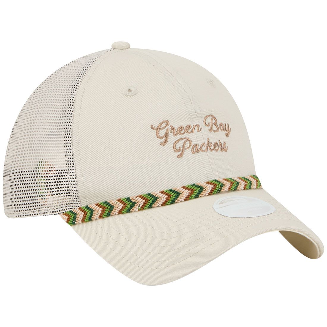 Packers New Era Womens Fishtail 9Twenty Cap