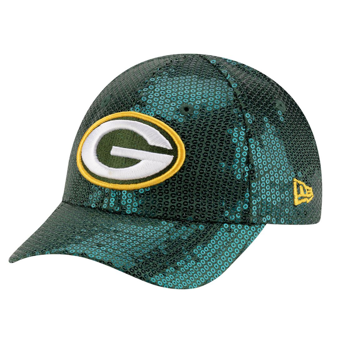 Packers New Era Pre-School Girls Sequin 9Forty Cap
