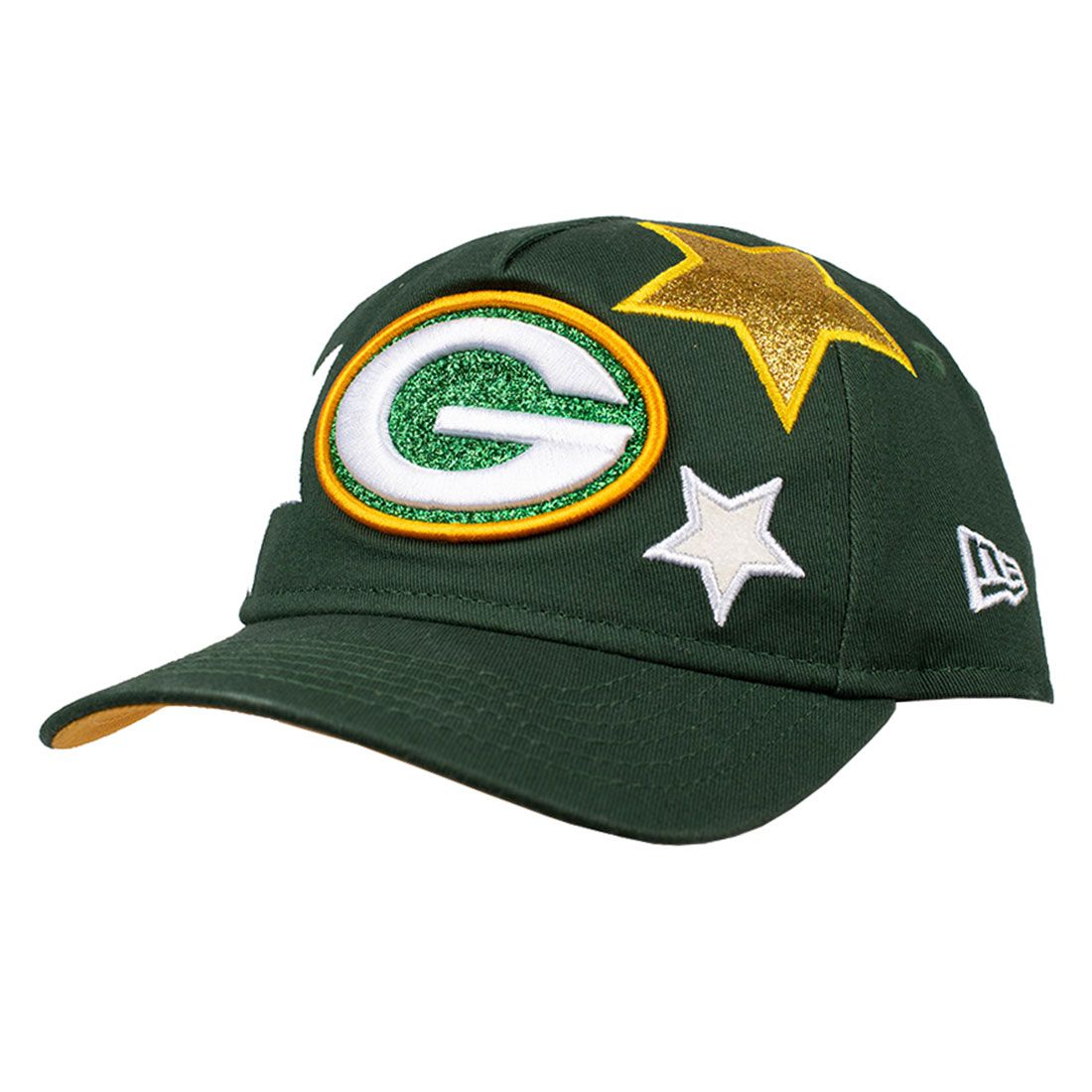 Packers New Era Toddler Girls Stardom 9Forty Cap 9 Packers New Era Toddler Girls Stardom 9Forty Cap
