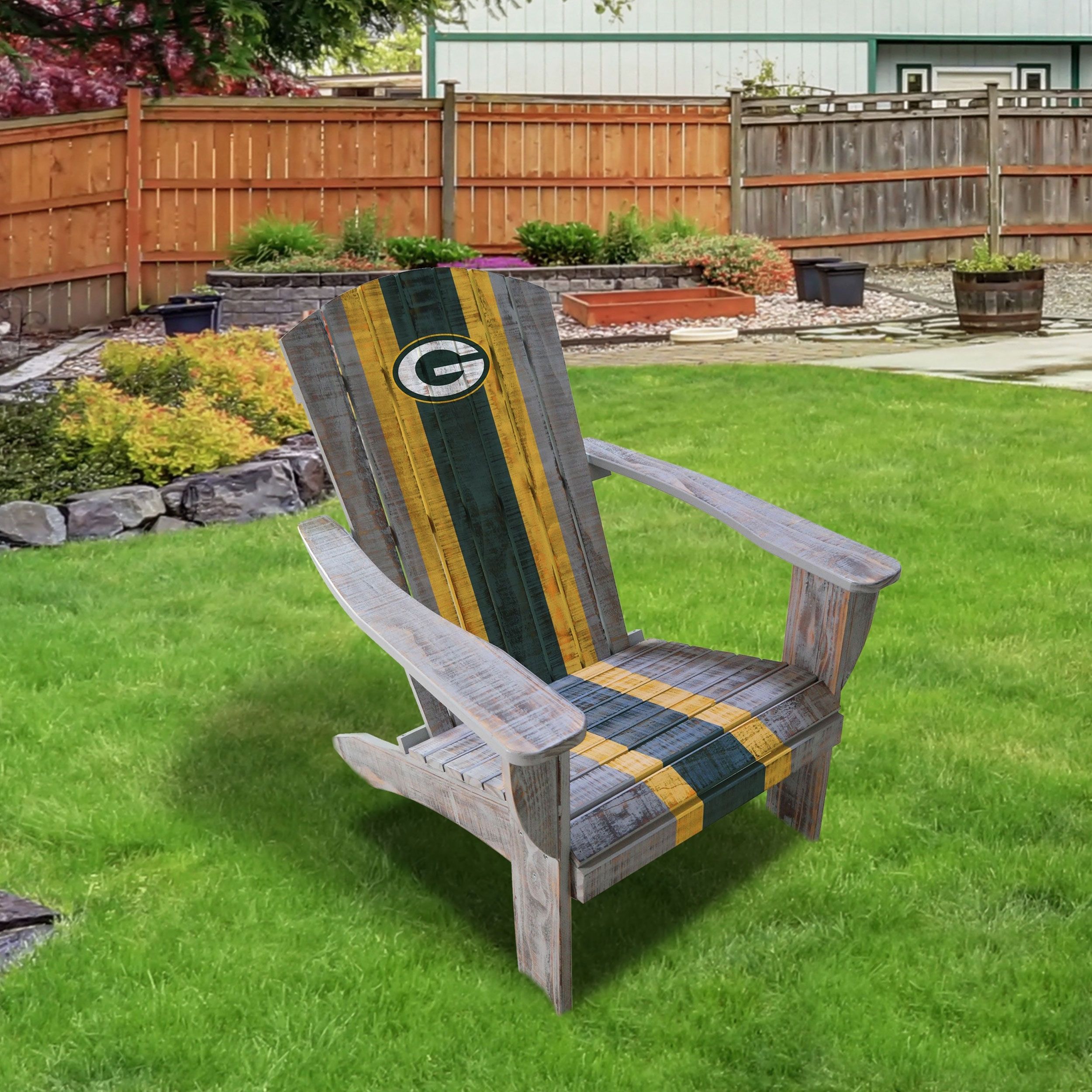 Green Bay Packers Wooden Adirondack Chair