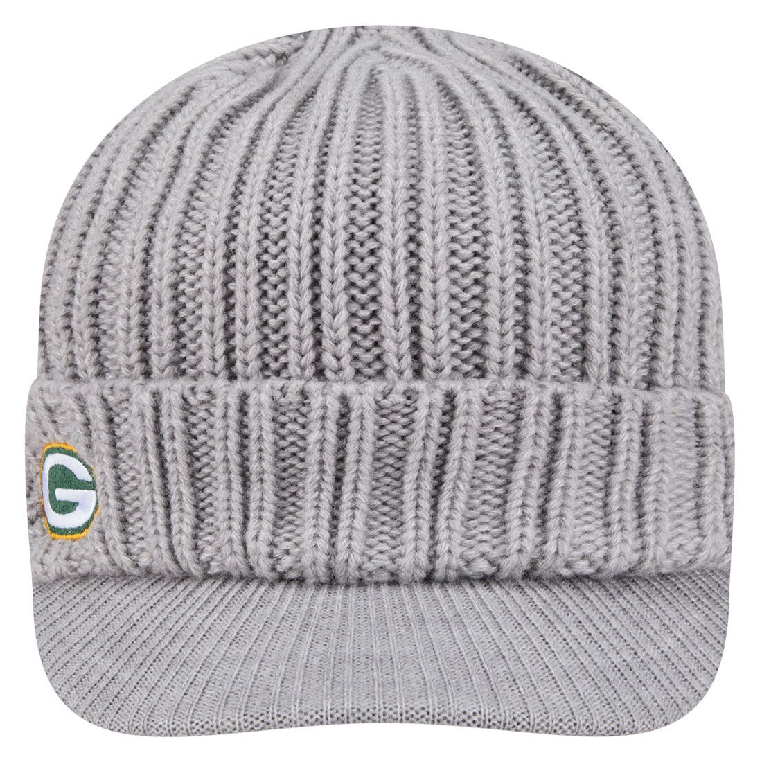 Packers New Era Visor Knit Hat